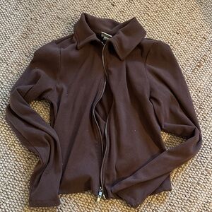 a new day Chocolate Brown Women's Bomber Jacket